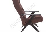 Кресло с откидной спинкой Leset Tinto Relax (экокожа Вегас эмбер)