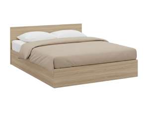 Кровать двуспальная Комфорт КР 1600 160х200 (Дуб сонома)