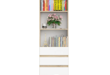 Стеллаж Норд (Дуб сонома/Белый)