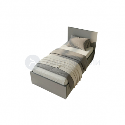 Кровать Комфорт КР 800 80х180 (Серый/Графит)