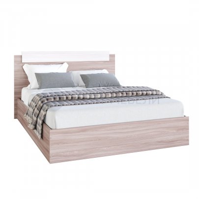 Кровать Эко 1200x2000 (Ясень Шимо темный/светлый)