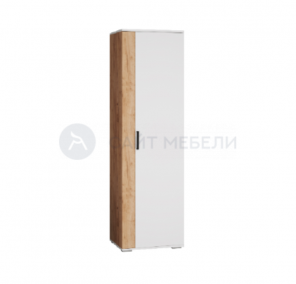 Шкаф платяной Оскар-18 (Дуб крафт золотой /Белый)