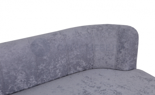 Диван Жирон (SENSEY STEEL GREY/Бесцветный Лак)