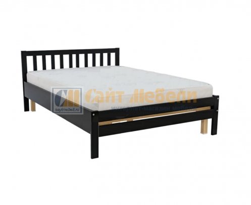 Кровать Массив 1400 (Венге)