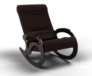 Кресло-качалка Вилла (ткань Шоколад)