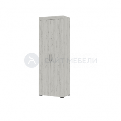 Шкаф двухстворчатый Гранд (Дуб крафт белый)