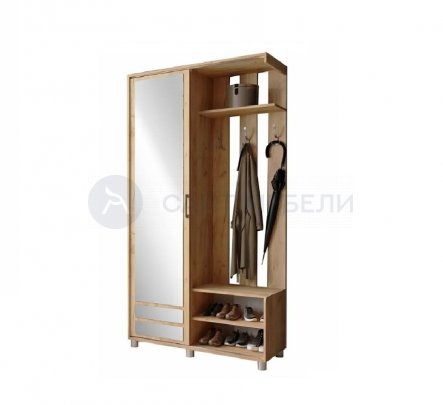 Прихожая Ларго-2 (Дуб крафт золотой)