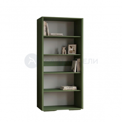 Стеллаж Комфорт 700х46х208 на ножках (Зеленый тростник)