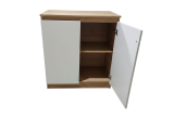 Комод-тумба К800-2Д (Дуб сонома/Белый)