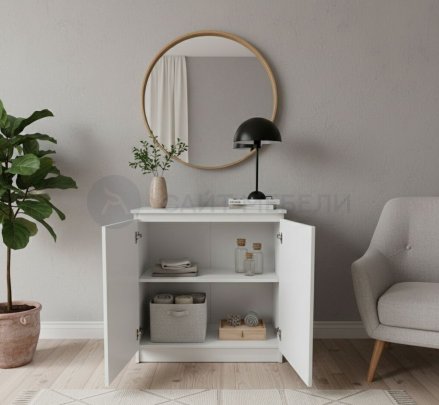 Комод-тумба К800-2Д (Белый)