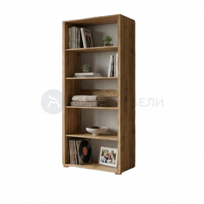 Стеллаж Комфорт 800х46х208 на ножках (Дуб вотан)