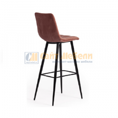 Барный стул CHILLY mod.7095б (Коралловый/Черный)