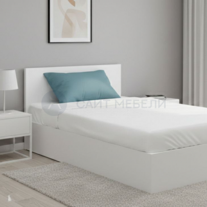 Кровать КР 1200 120х200 (Белый)