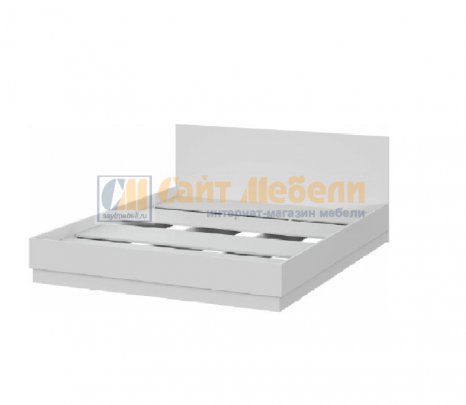 Кровать двуспальная Айден КР06-1600 160х200 (Серый)