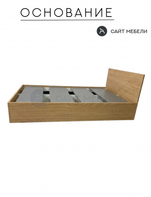 Кровать Комфорт КР 800 80х190 (Дуб вотан)