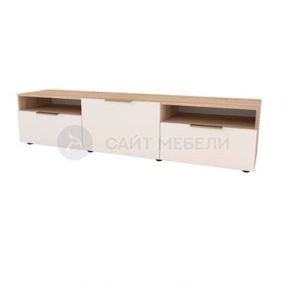 Тумба под ТВ Римини (Дуб сонома/белый)