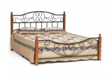 Металлическая двуспальная кровать Amor 9226 + мет. основание
