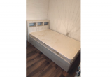 Кровать Гранд 1200 (Дуб крафт белый)