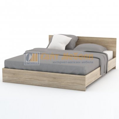 Кровать двуспальная 1600х2000 Римини (Дуб сонома)