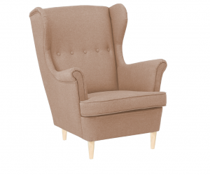 Кресло для отдыха STYLE (SAVANA PLUS BEIGE/Бесцветный лак)