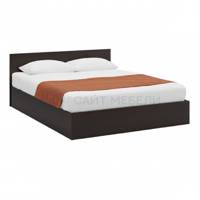 Кровать двуспальная КР 1600 160х200 (Венге)