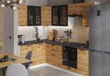 Кухня Пасаденна угловая 1,6x2,4м (Дуб вотан)(цена за пог.м.)