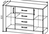 Комод 4 ящика 2 створки Ронда КМР 1200.1 (Анкор)