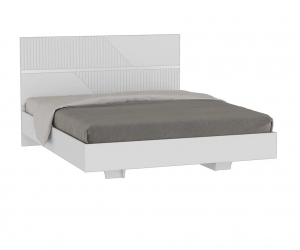 Кровать двуспальная Непал 1.6 (Белый холст/Белый)