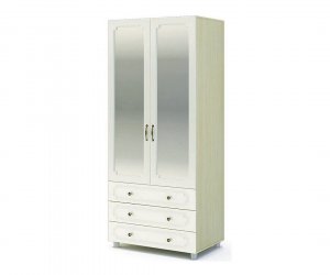 Шкаф Виктория с ящиками ШК-915 (Дуб белфорт/Жемчуг)