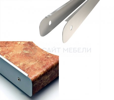 Торцевая планка для столешниц 26 мм