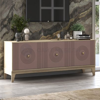 Комод Адриана (Дуб сонома/Пыльная роза)