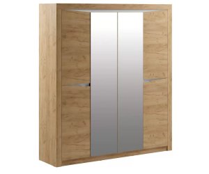 Шкаф Мэрвел 4-х створчатый (Дуб крафт золотой)