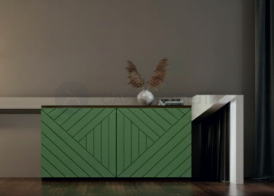 Антресоль-тумба 2-х ств. Палау 90 (Табак/Эвкалипт софт)