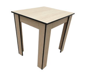 Стол обеденный Комфорт 60х70 (Дуб сонома/Венге)