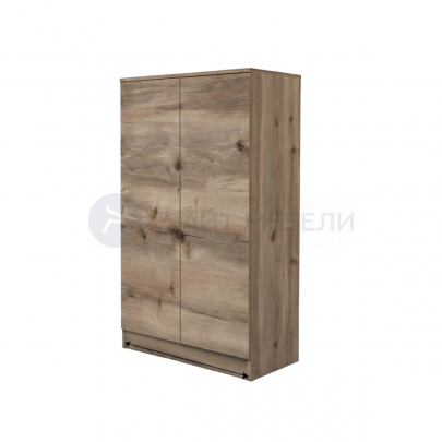 Шкаф низкий с полками Комфорт (Дуб сандал)