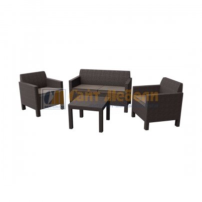 Дачная мебель Orlando set with small table (Коричневый)