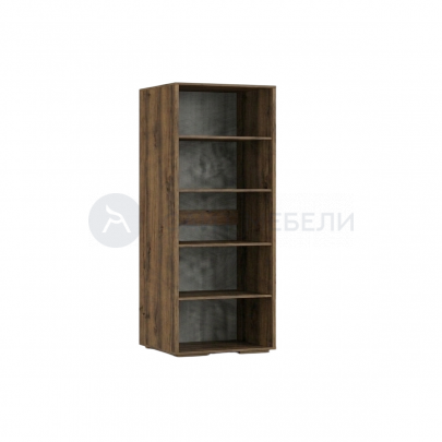 Стеллаж Комфорт 600х46х208 на ножках (Дуб сандал)