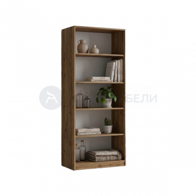 Стеллаж Комфорт 600х46х208 на цоколе (Дуб вотан)