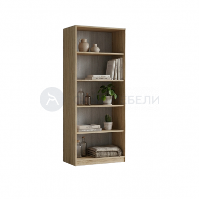 Стеллаж Комфорт 600х46х208 на цоколе (Дуб сонома)