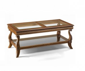 Стол журнальный с косичками 57 (Орех)