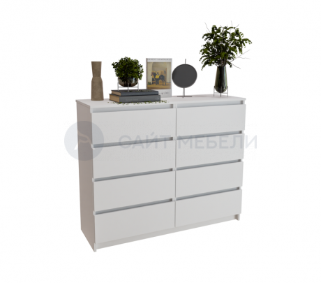 Комод Норд №4 (Белый)
