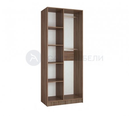 Шкаф Орион 2-х створчатый (Ясень шимо темный/Дуб сонома)