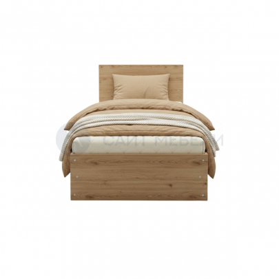 Кровать КР 800 80х200 (Дуб сонома)