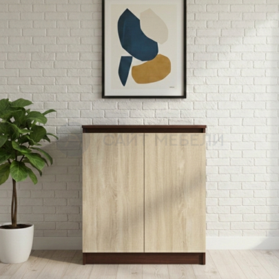 Комод-тумба К800-2Д (Венге/Сонома)