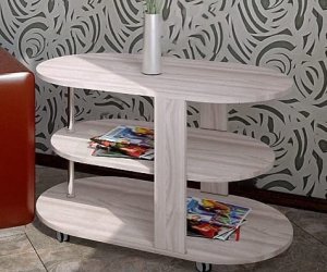 Стол журнальный СЖ-3 (Ясень шимо светлый)