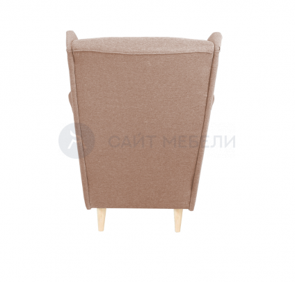 Кресло для отдыха STYLE (SAVANA PLUS BEIGE/Бесцветный лак)