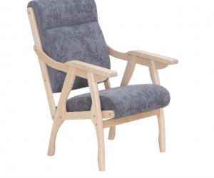 Кресло Вега-10 (Бесцветный лак/SENSEY STEEL GREY)