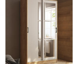 Шкаф-купе Стиль-2 1200 (Кашемир/Дуб крафт золотой)