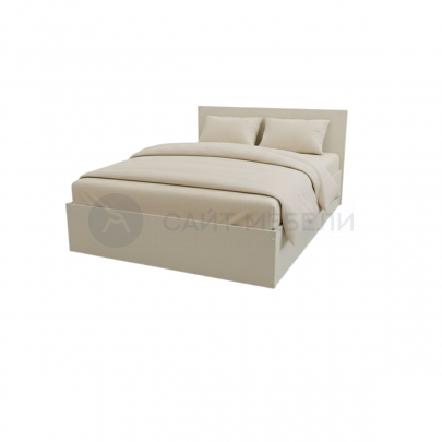 Кровать двуспальная Комфорт КР 1400 140х200 (Ваниль)