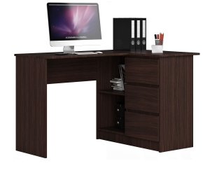 Компьютерный стол Сура угловой с 3 ящиками (Венге)